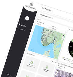 Skjermbilde av Nabolagshelseplattformens interaktive dashbord som viser kart og diagrammer med folkehelsedata og levekårsindikatorer.